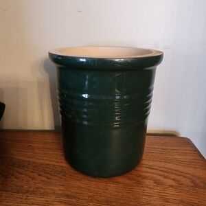 3/$15 Pampered Chef Green Utensil Crock